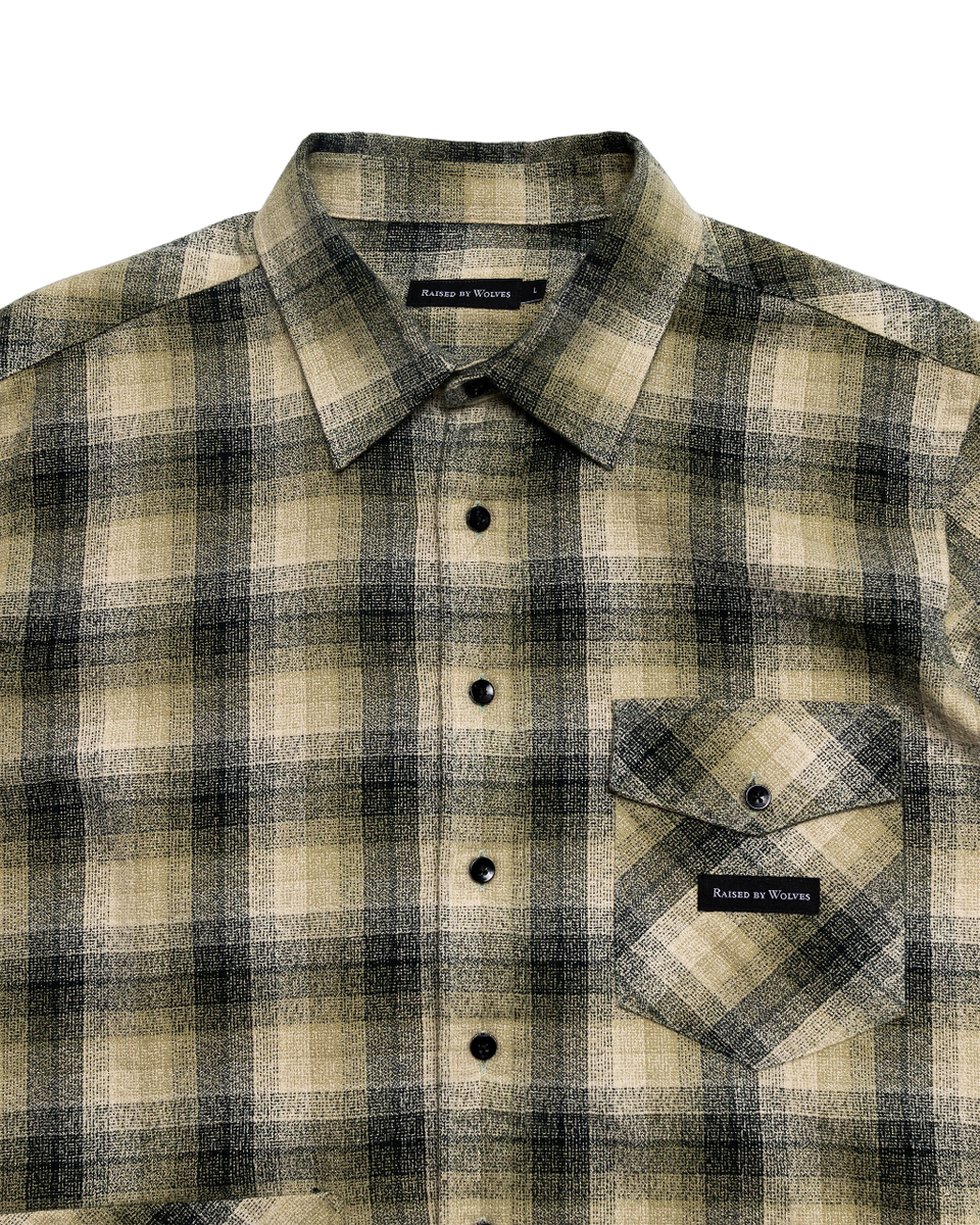 RBW - Plaid Flannel Shirt - Olive