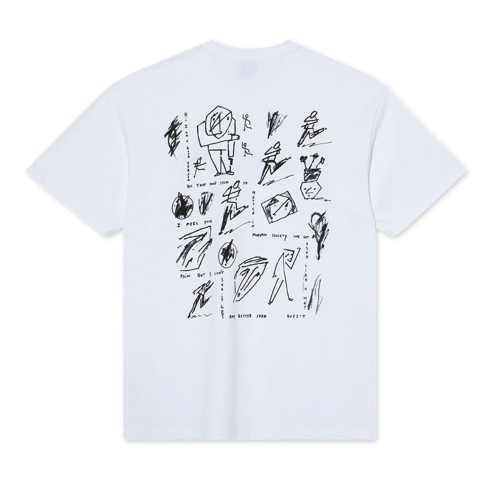 Polar - Sad At Times Tee - White