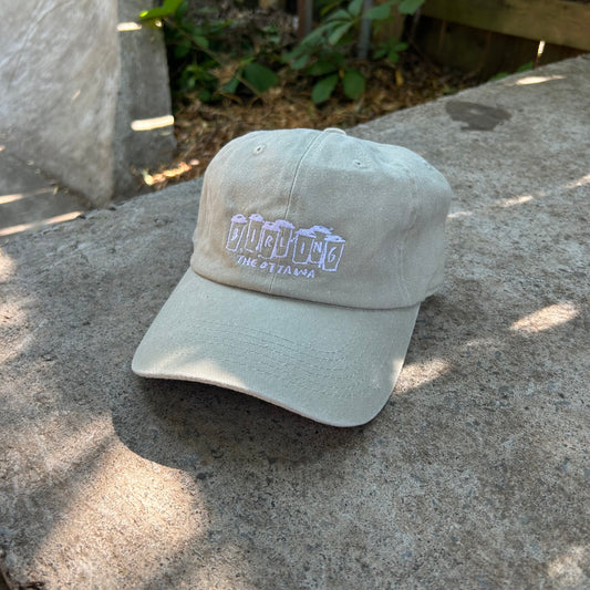 Coffee Cup - Six Panel Strapback - Sand