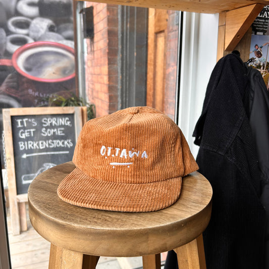 Ottawa - Unstructured Cord Five Panel - Camel