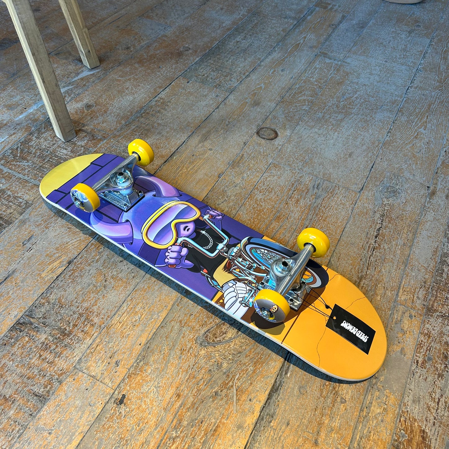 Starter Skateboard Complete - Speed Demons Low Rider - 6.75" Soft Top