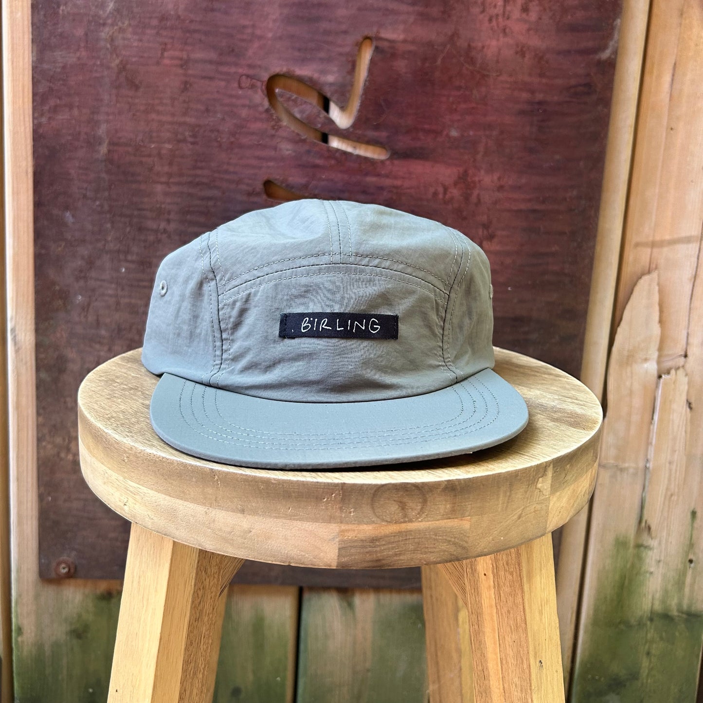 First T - 5 Panel Camper Hat - Green