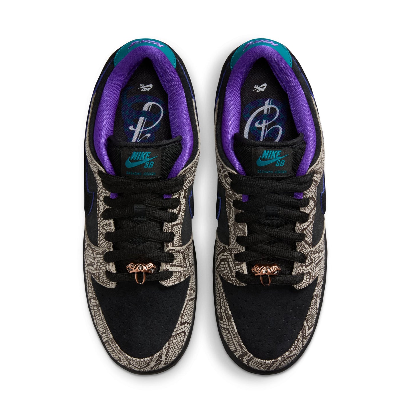 Nike SB - Dunk Low Pro - String Black / Spring Spruce