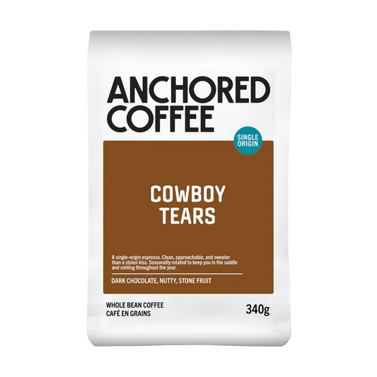 Anchored - Cowboy Tears - 340g Bag of Coffee Beans