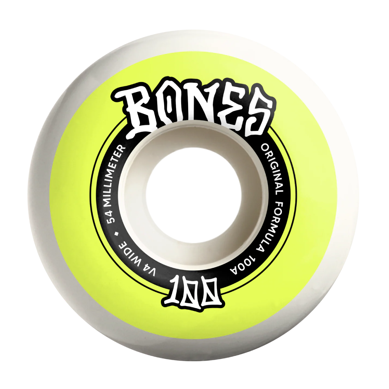 Bones -  OG V5 SIDECUT 100A WHITE - 54mm