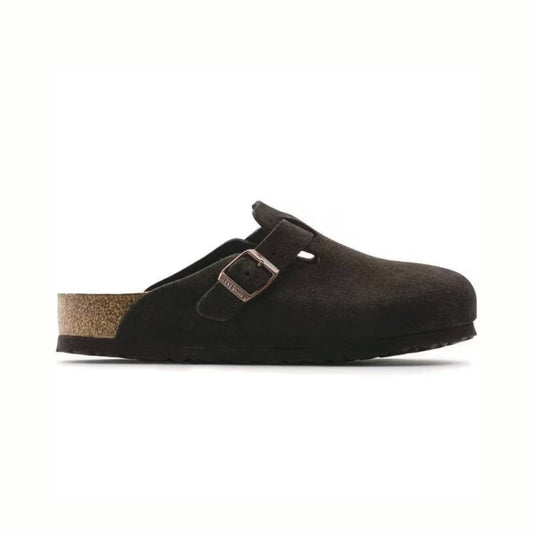 Birkenstock - Boston Soft Foot Bed - Mocca Suede