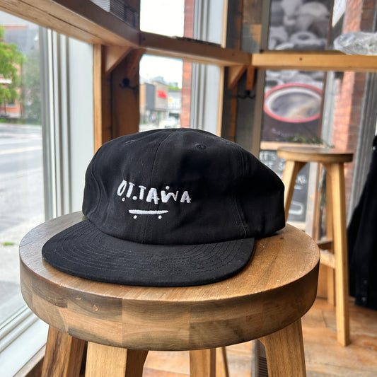 Ottawa - Unstructured Cord Five Panel - Black