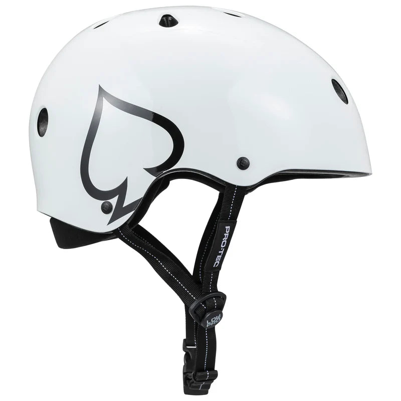 Pro Tec - Low Pro Certified Helmet - Gloss White