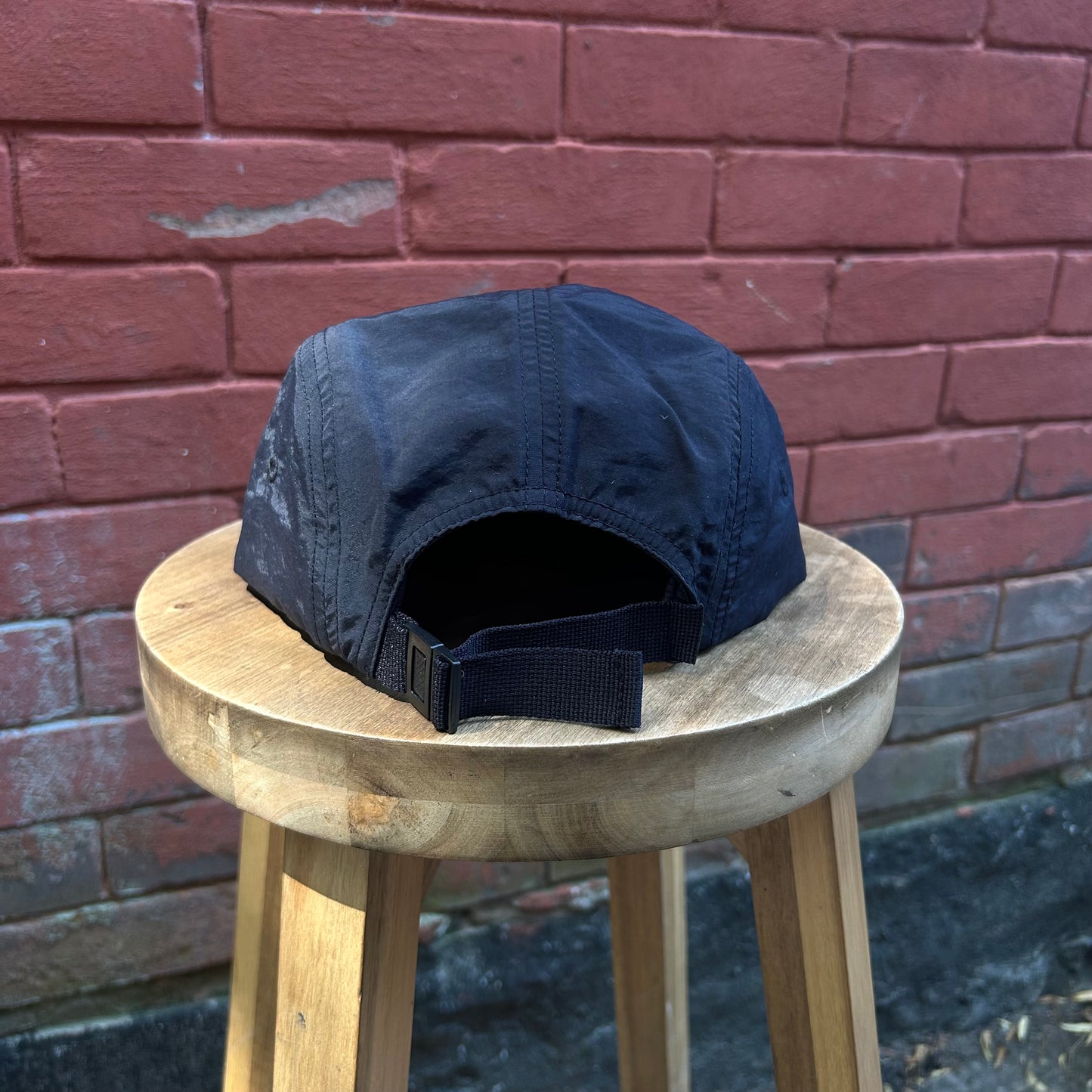 First T - 5 Panel Camper Hat - Black