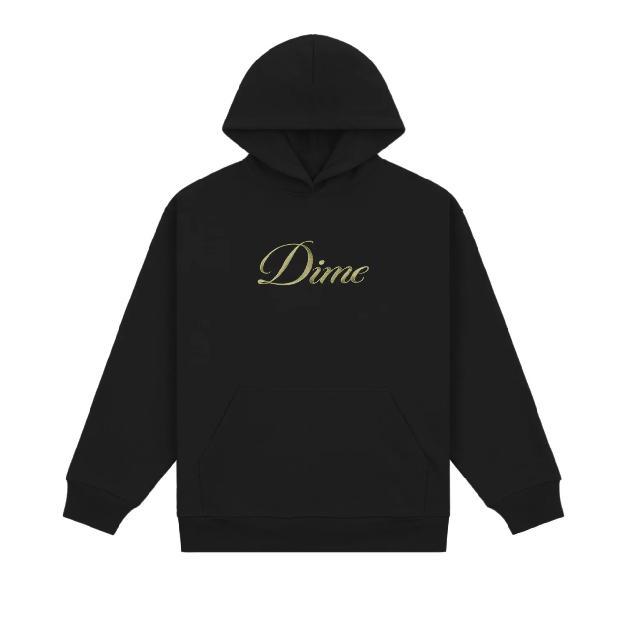 Dime - Cursive Hoodie - Black