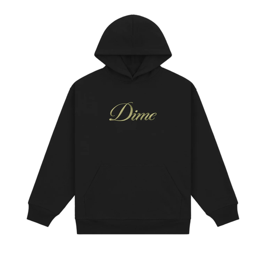 Dime - Cursive Hoodie - Black