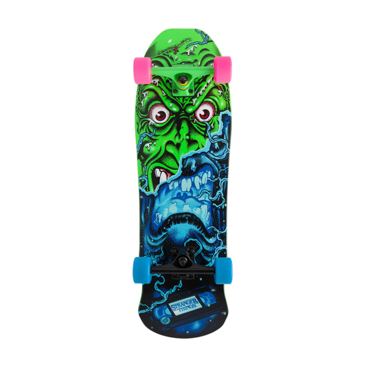 Santa Cruz Cruiser Complete - Stranger Things 80's Roskopp Face - 9.5