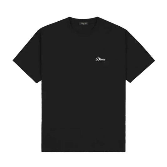Dime -  Cursive T - Black