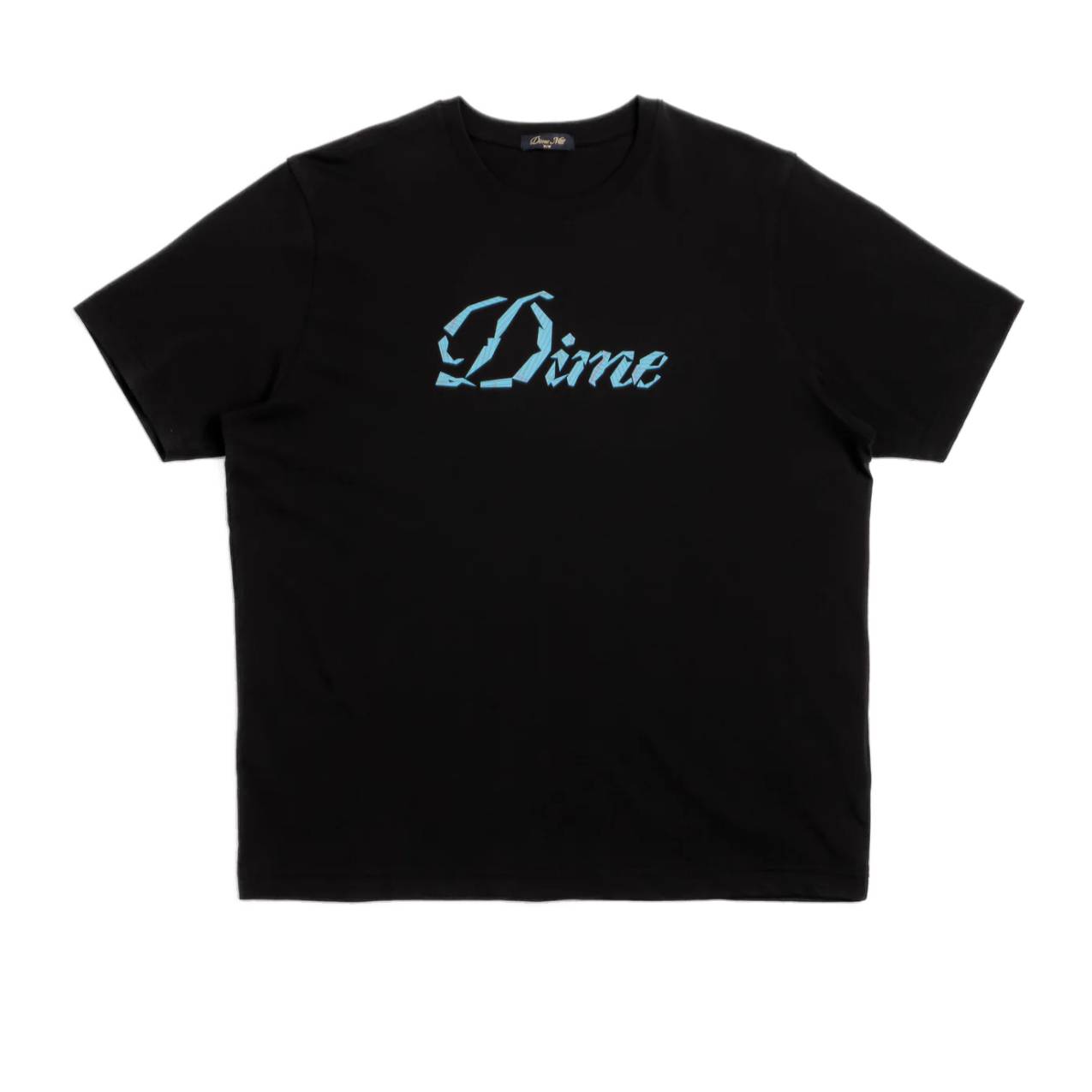 Dime -  Cursive Denim Baby T - Black