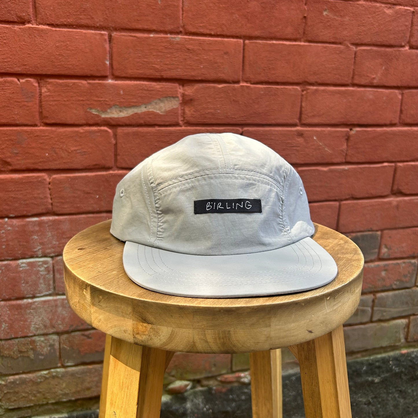 First T - 5 Panel Camper Hat - Grey