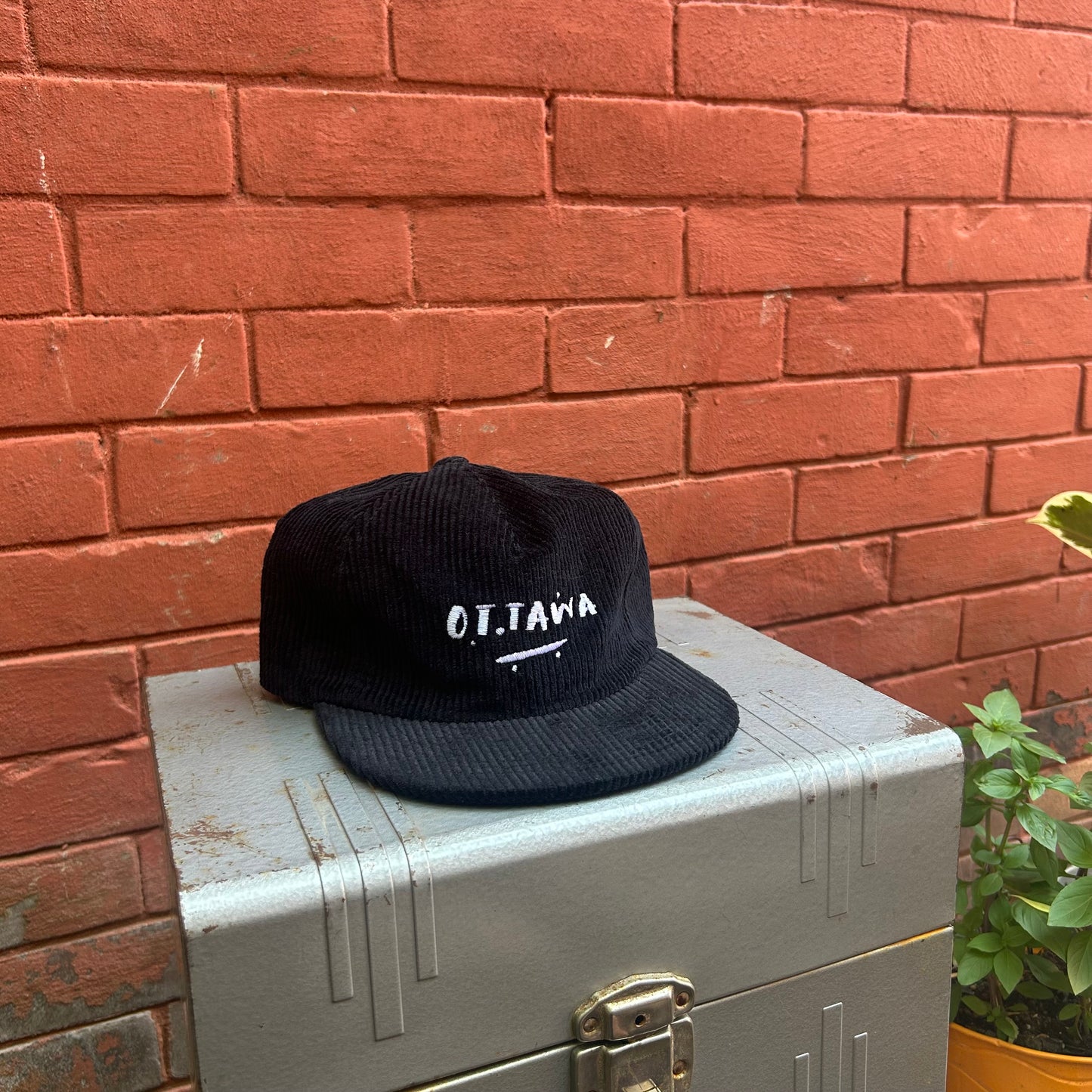Ottawa - Unstructured Cord Five Panel - Black