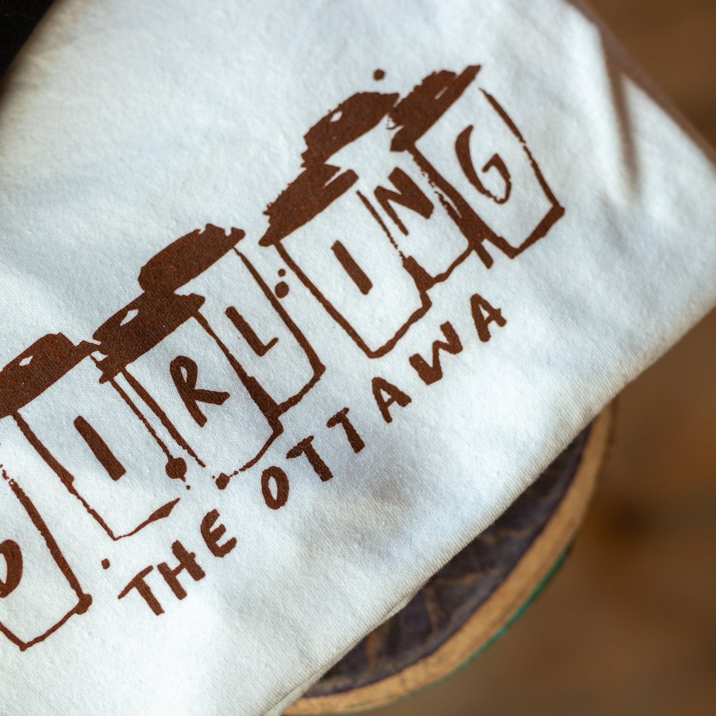 Coffee Cups T Shirt - White/Brown