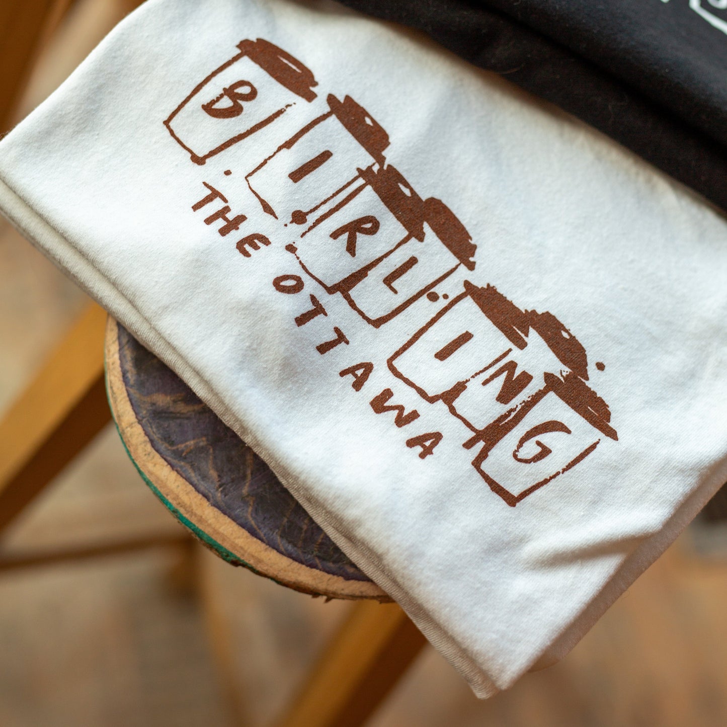 Coffee Cups T Shirt - White/Brown