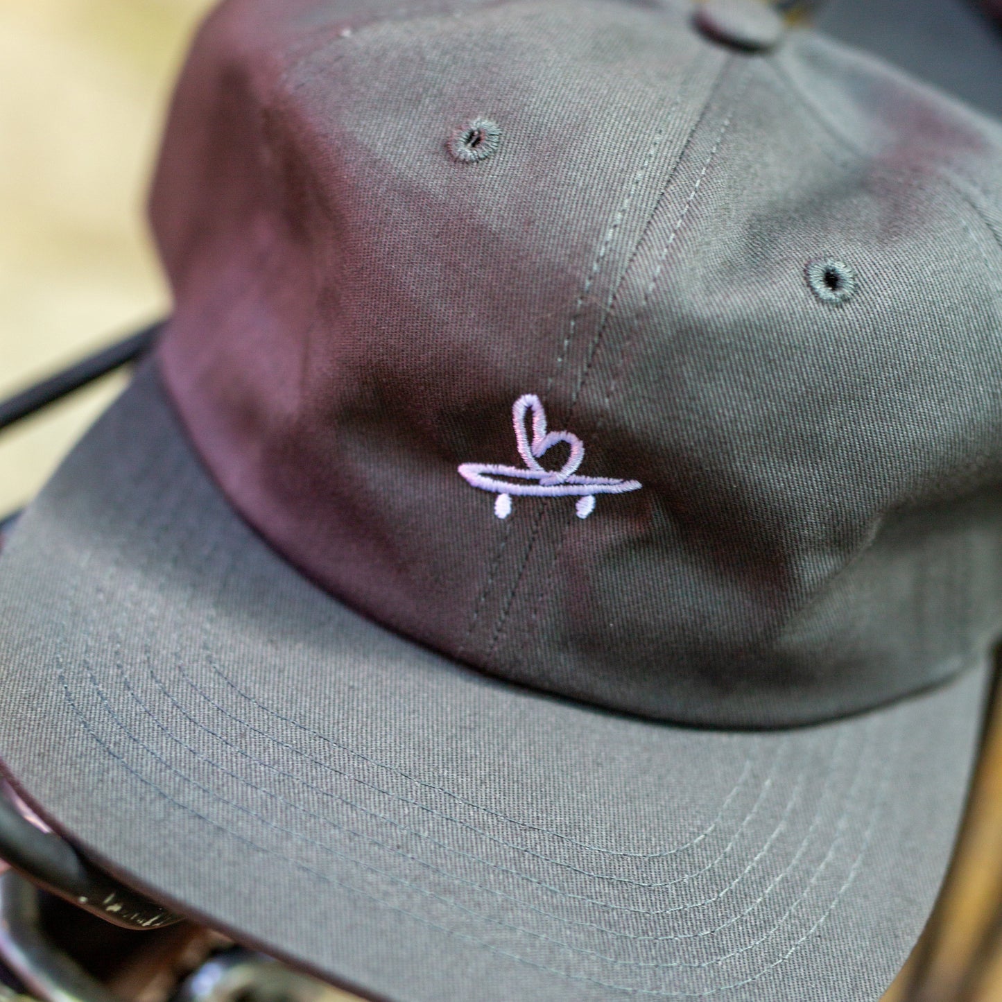 Beart - Six Panel Strapback - Charcoal Grey