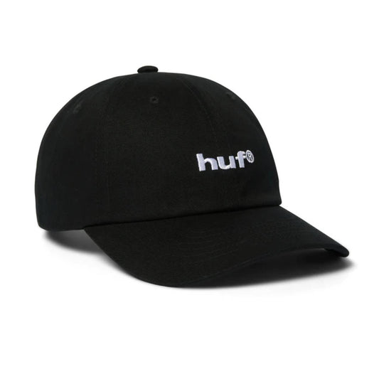 Huf - 89 Embroidered 6 Panel - Black