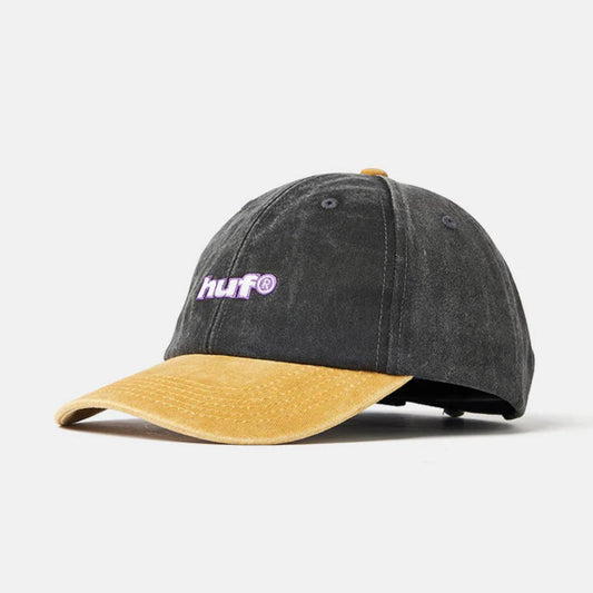 Huf - Two Tone 89 Washed 6 Panel - Black