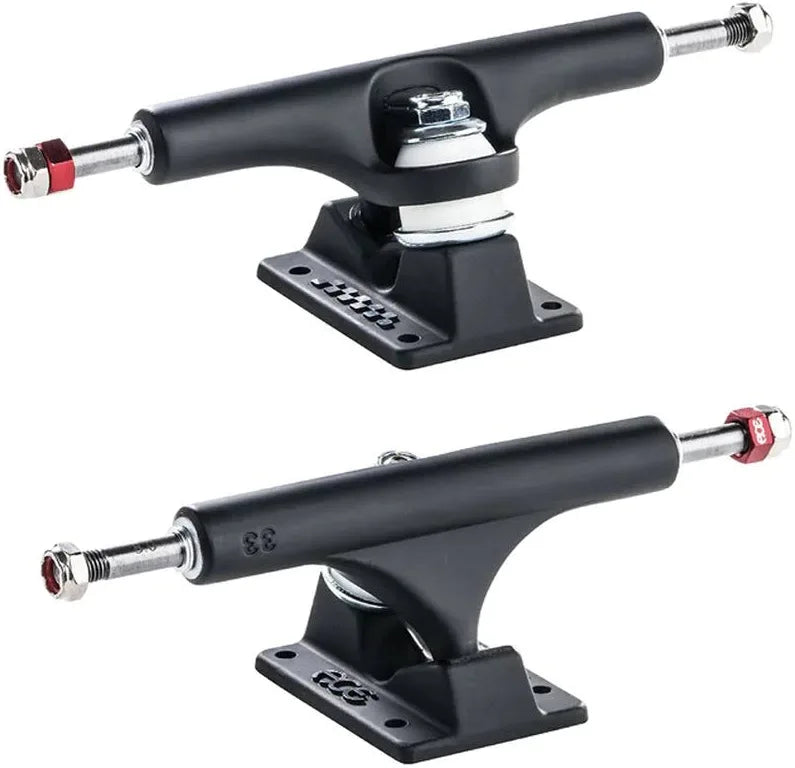 Ace Trucks MFG - AF1 Polished Trucks - Matte Black - 33 - 66