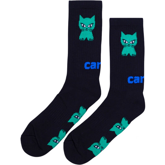Carpet - Cat Socks - Black