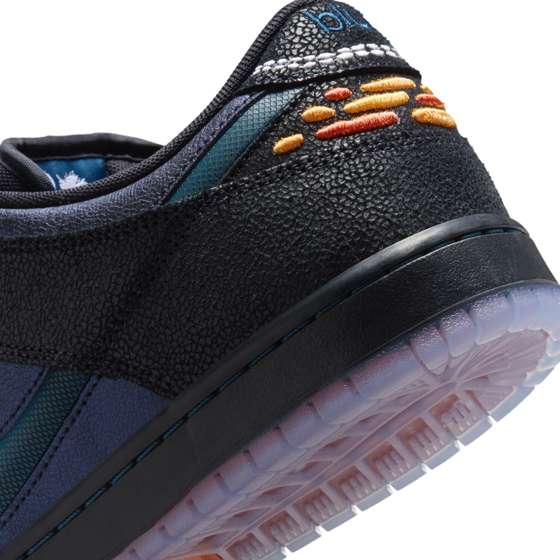 Nike SB - Dunk Low Pro - Black / Marina White / Campfire Orange