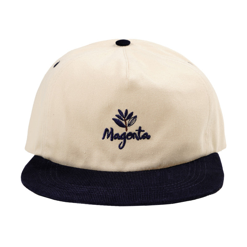 Magenta - Quebec Snapback - Beige