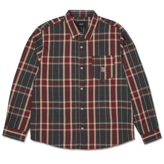 Huf - Megablast Plaid - Deep Wine