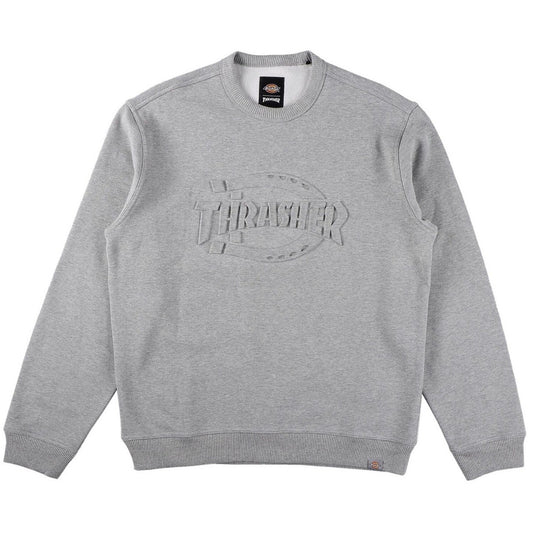 Dickies X Thrasher - Crewneck - Heather Grey