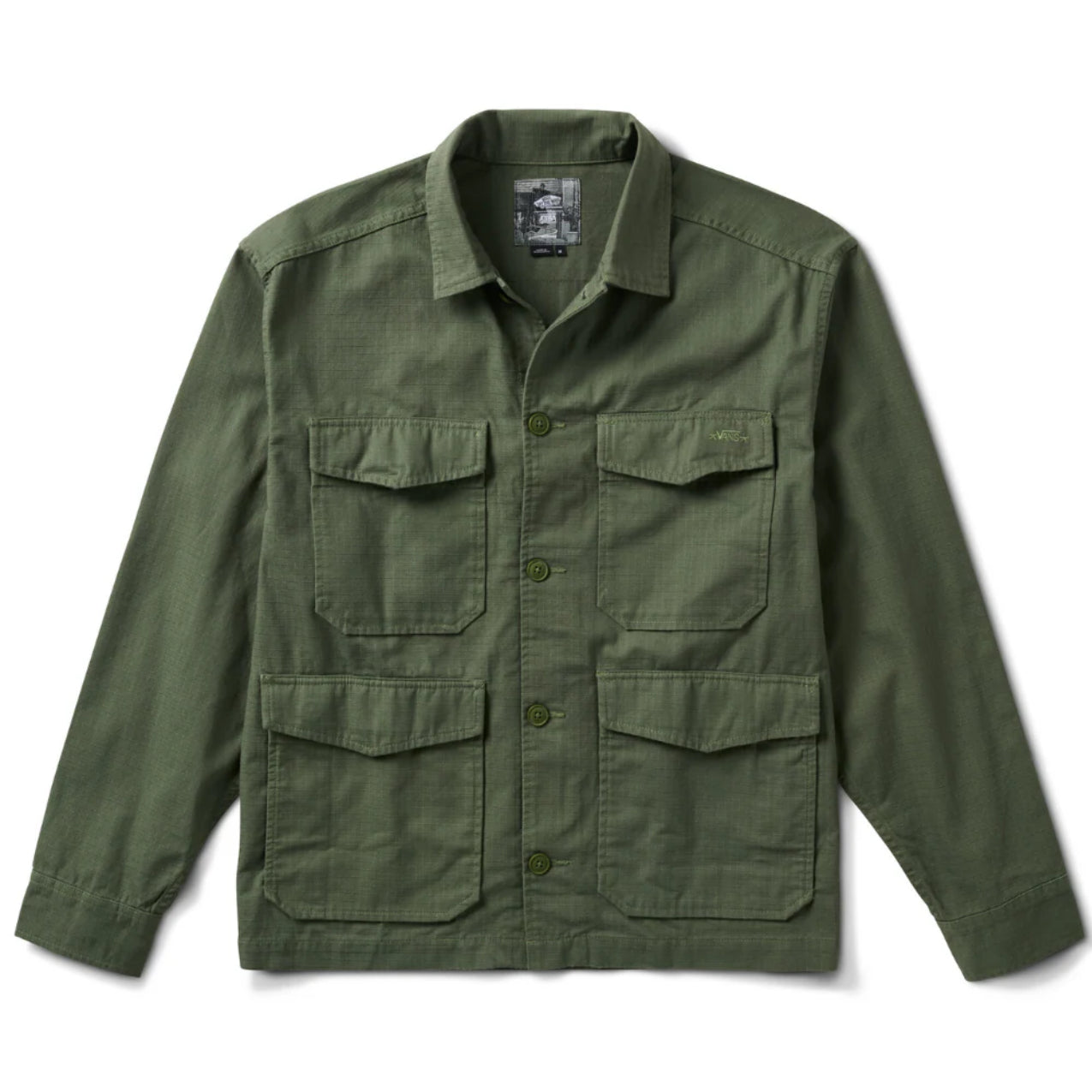 Vans - Atiba Haze Military Overshirt - Pine