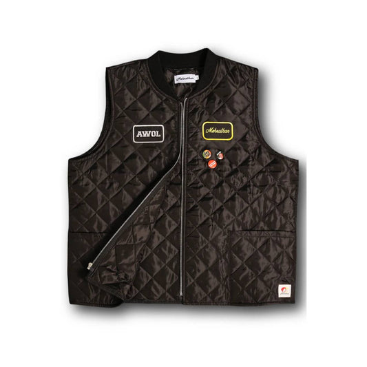 Mehrathon - AWOL Quilted Vest - Black
