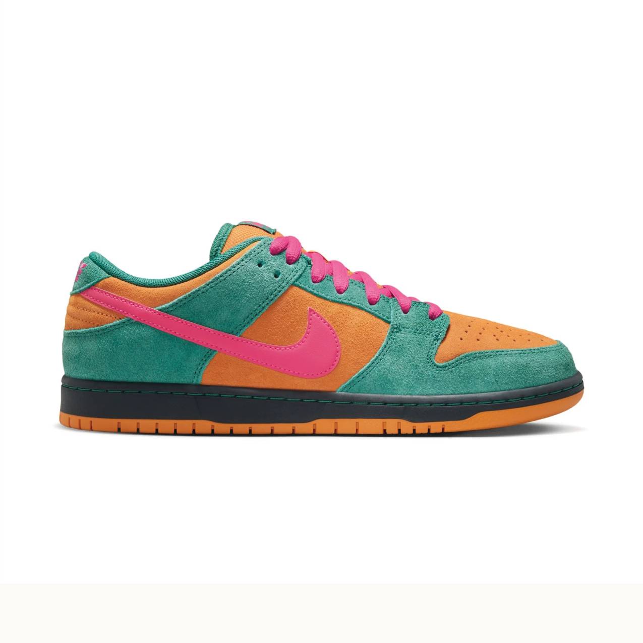 Nike SB - Dunk Low Pro - Green Noise / Watermelon / Light Curry