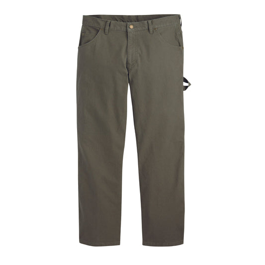 Dickies - Relaxed Fit Carpenter Jeans - Rinsed Moss Green