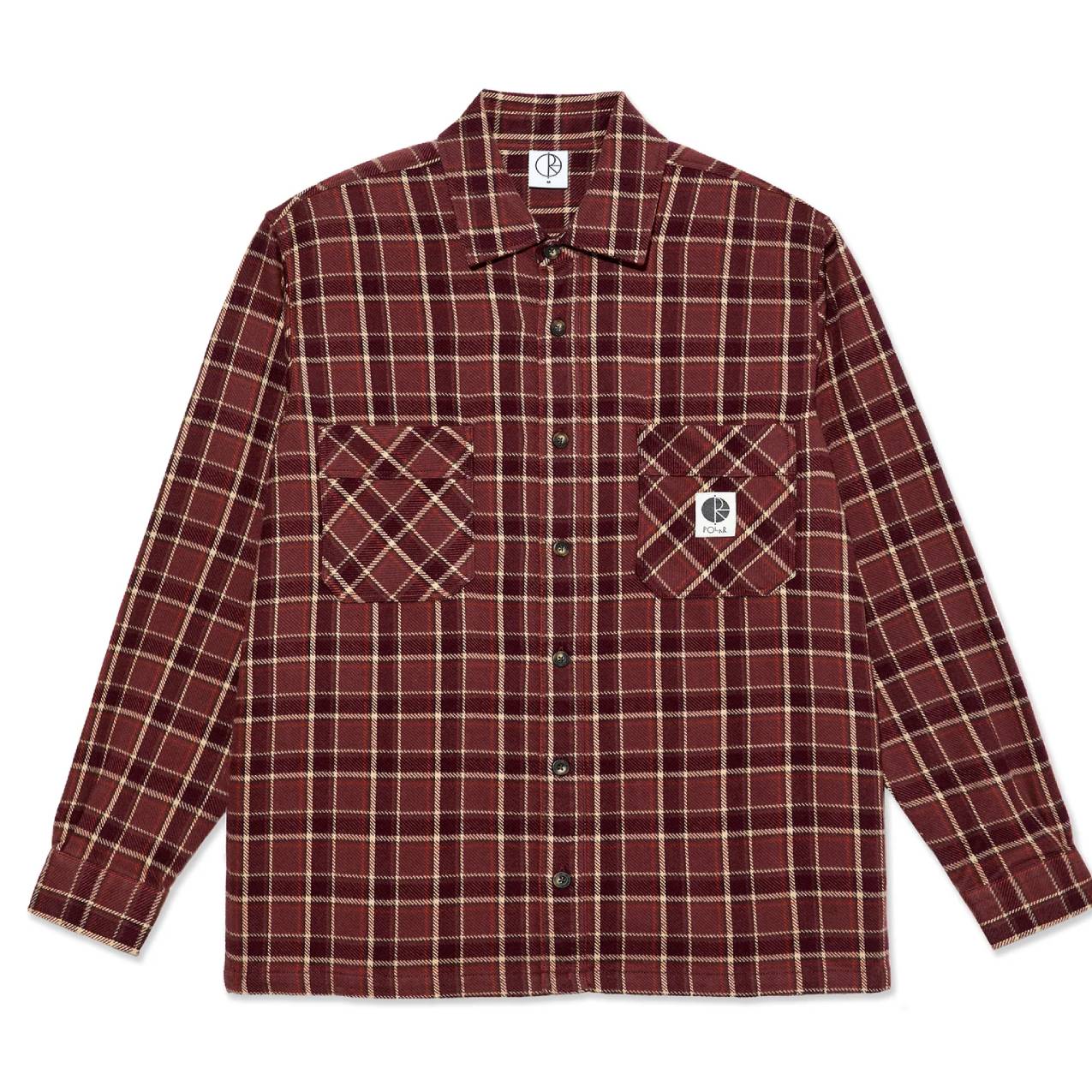 Polar - Mike Long Sleeve Flannel - Oxblood Check