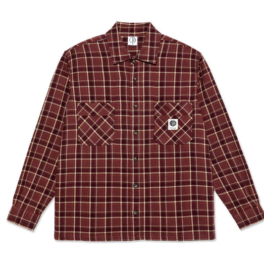 Polar - Mike Long Sleeve Flannel - Oxblood Check