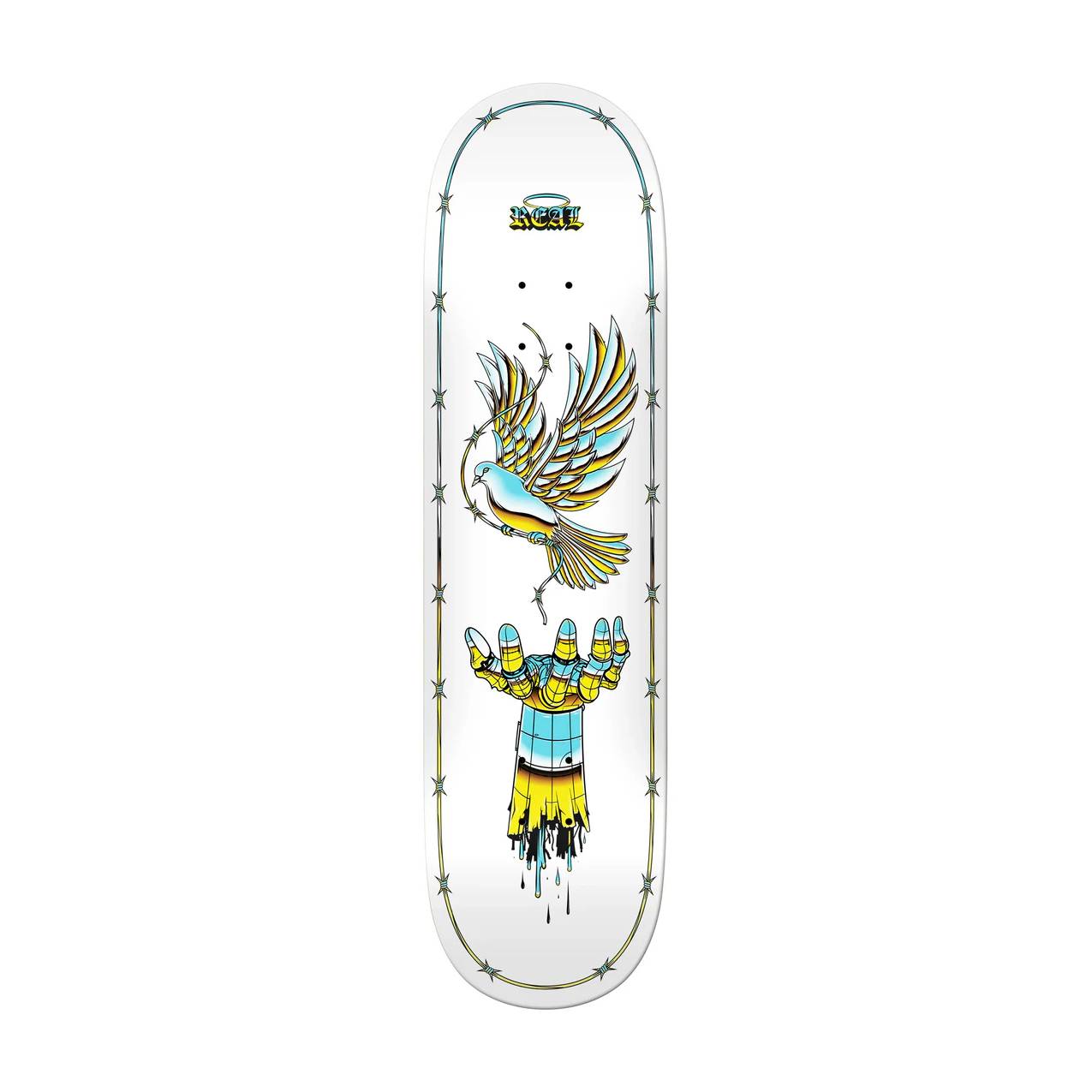 Real - Team Synthetic Peace White - 8.25"