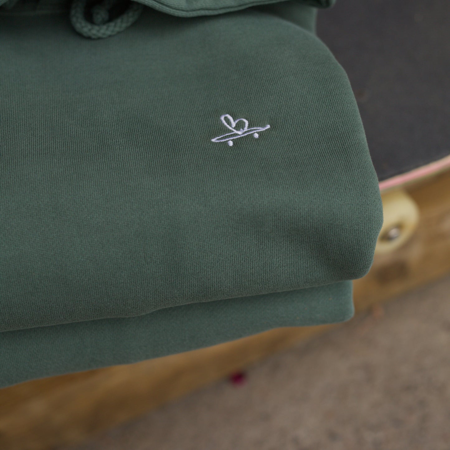 Beart Hoodie - Faded Green