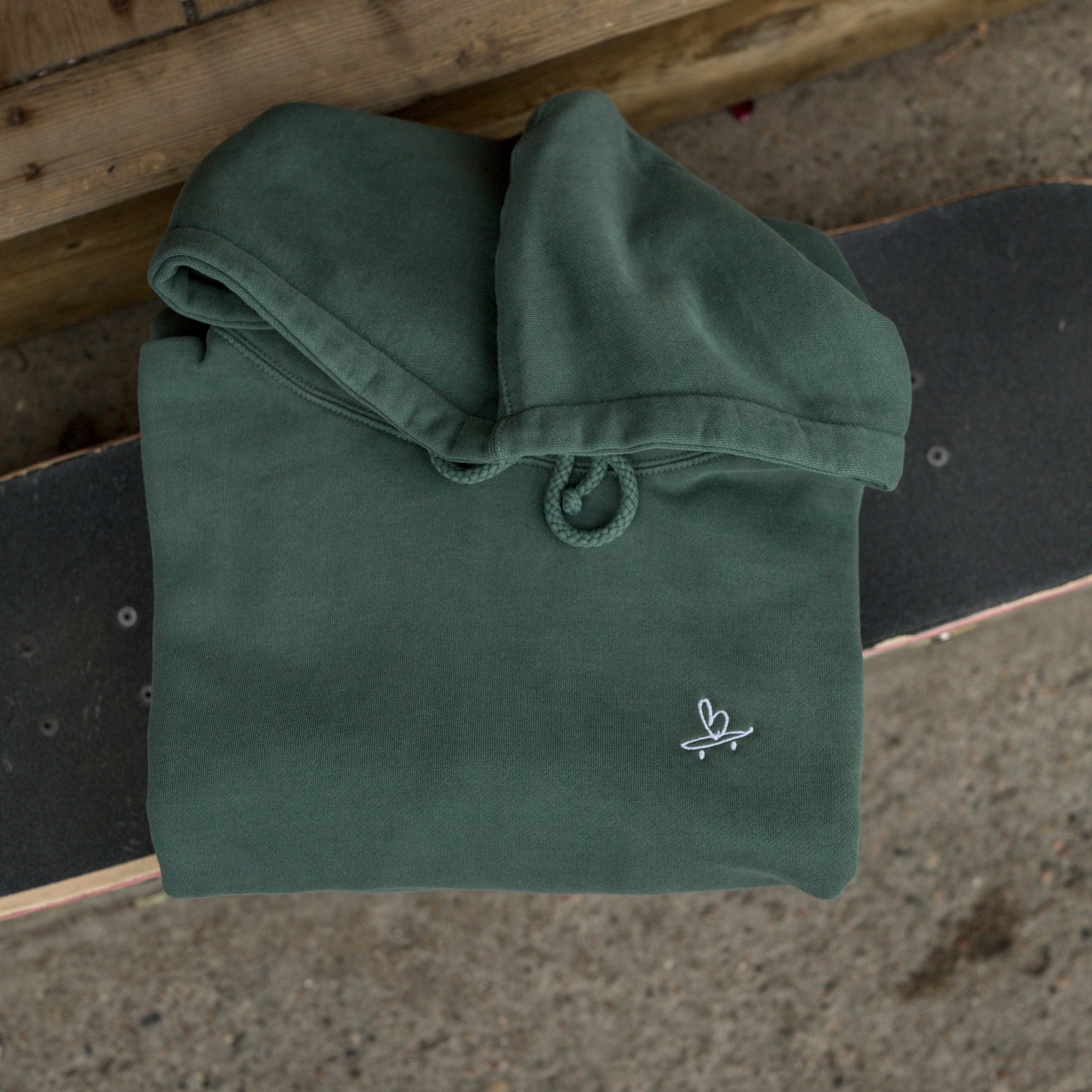 Beart Hoodie - Faded Green