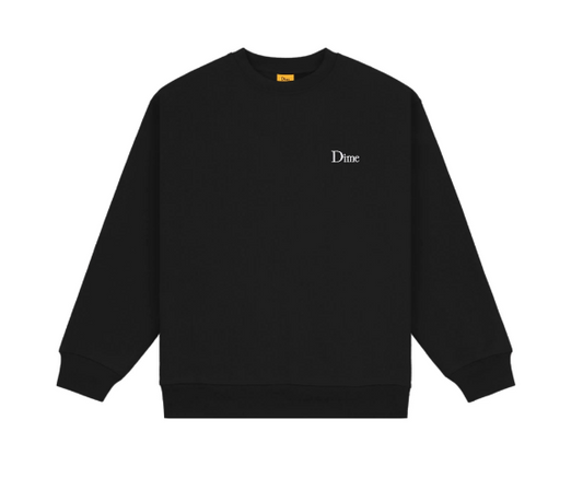 Dime - Classic Small Logo Crewneck - Black