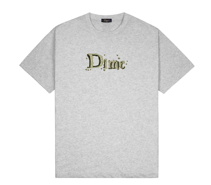 Dime - Classic Stone T-Shirt - Heather Grey