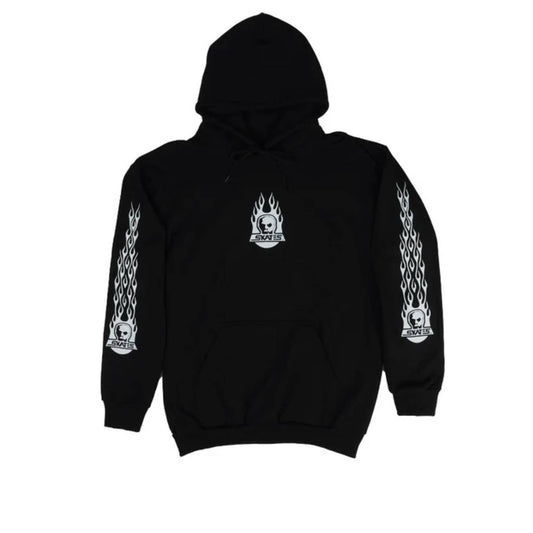 Skull Skates - Burnt Fireball Hoodie - Black