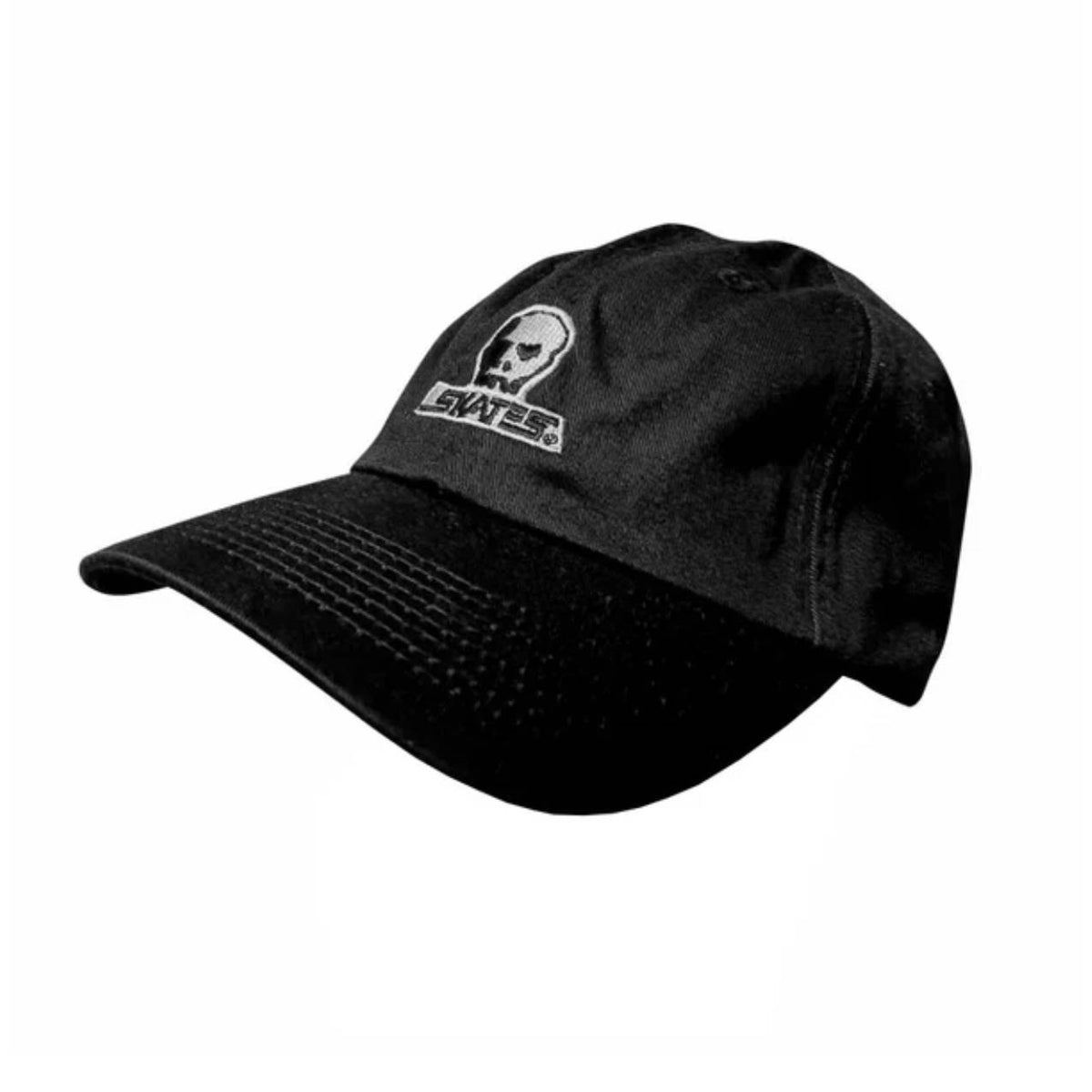 Skull Skates - Embroidered Dad Hat - Black