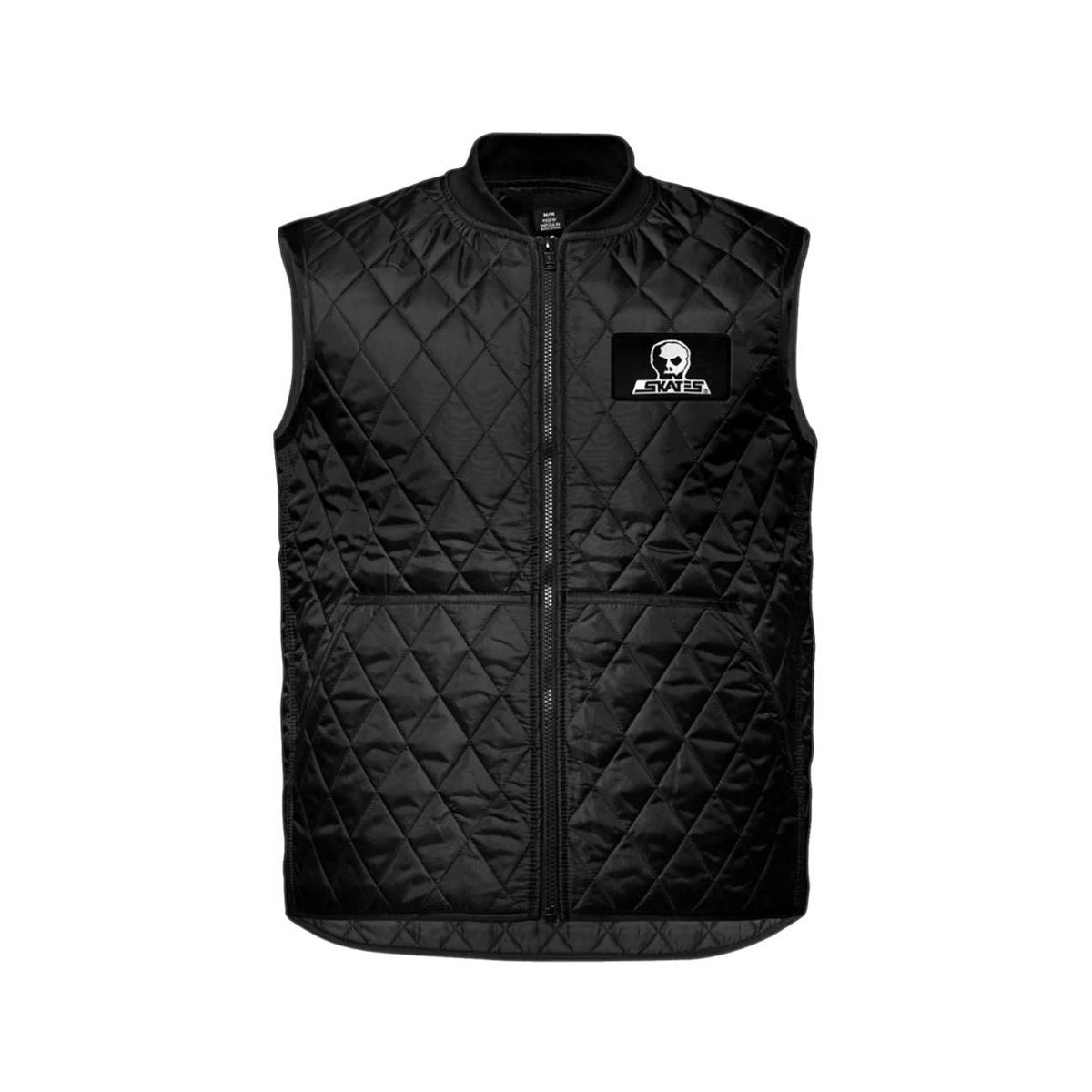 Skull Skates - Quilted Logo Vest - Black