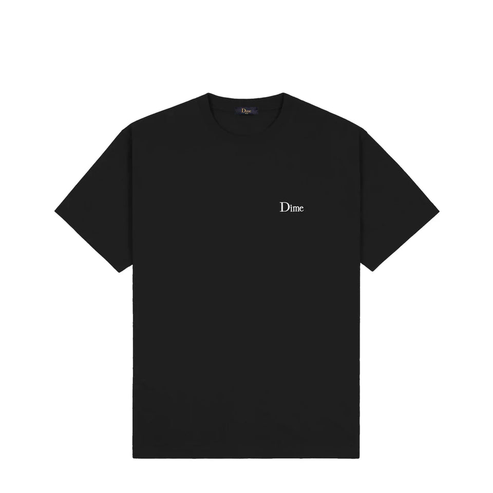 Dime - Classic Small Logo T Shirt - Black