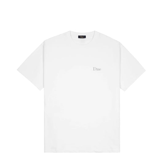 Dime - Classic Small Logo T Shirt - White