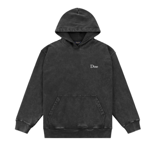 Dime - Classic French Terry Hoodie - Faded Black