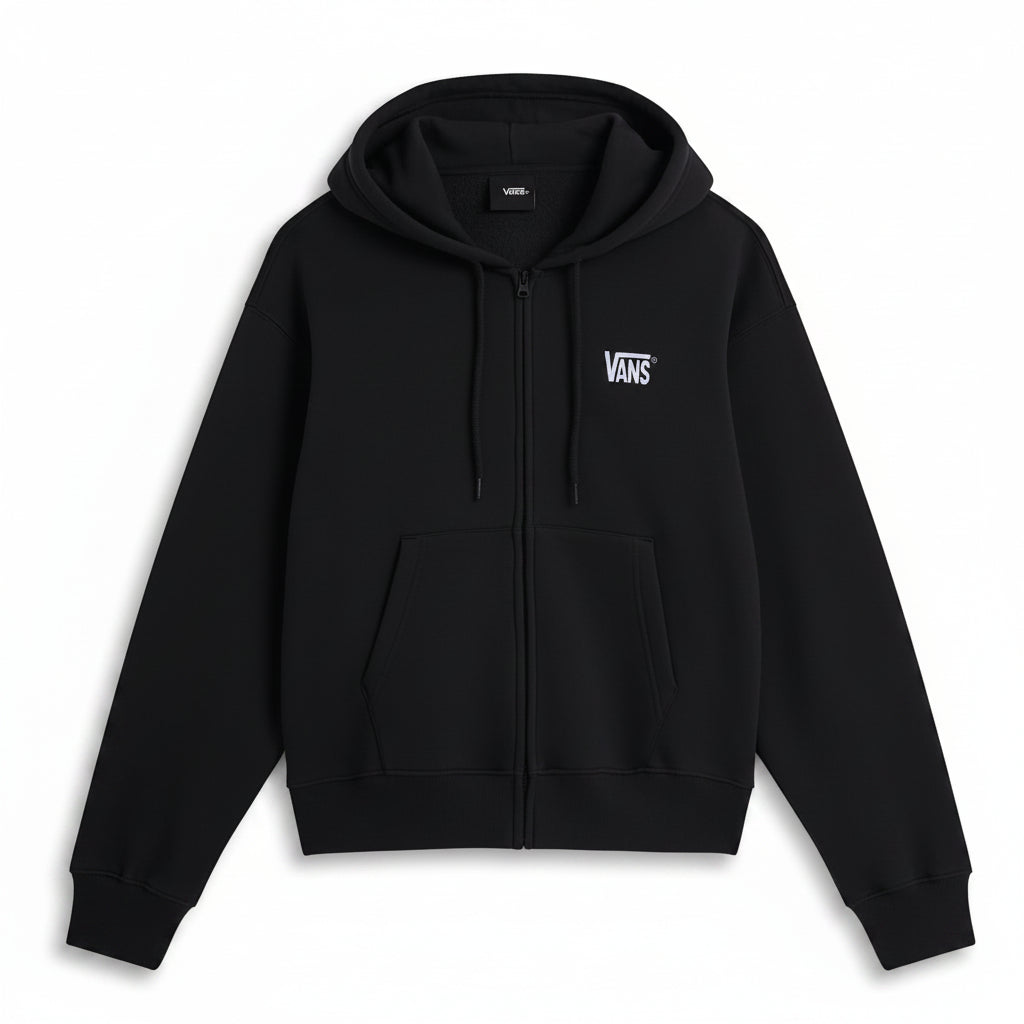 Vans - Stretch Logo Zip Up Hoodie - Black