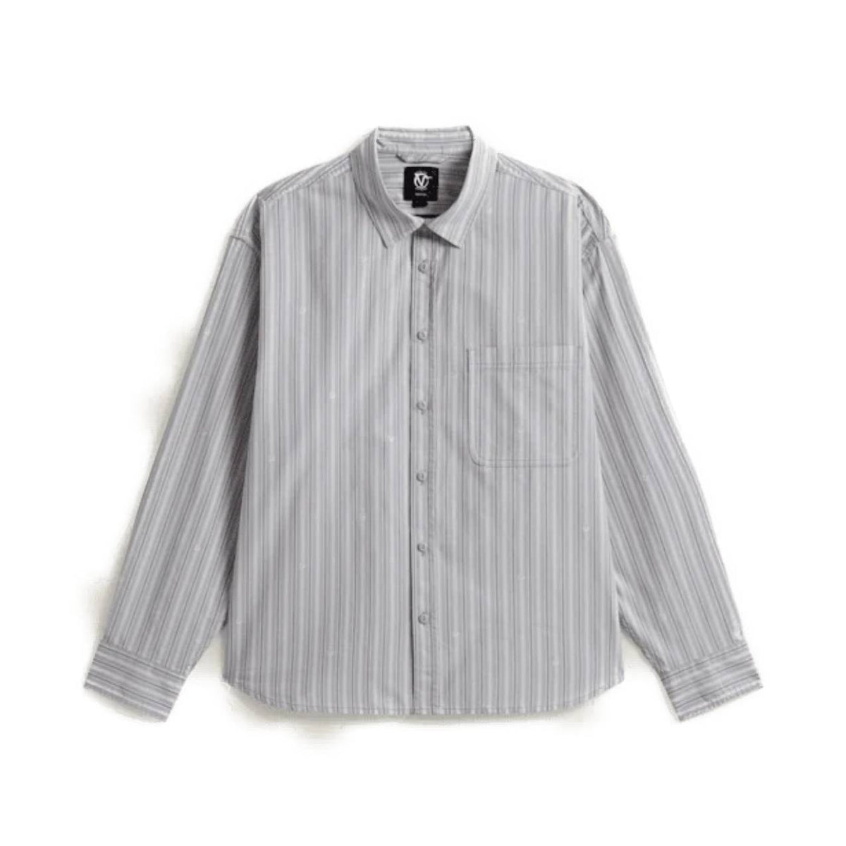 Vans - Rowan Striped LS Woven - Light Grey